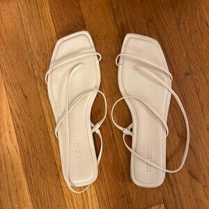 Steve Madden White Sandals